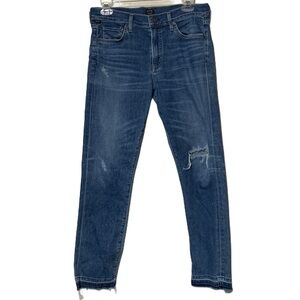 Citizens Of Humanity Blue Straight Leg Jeans
